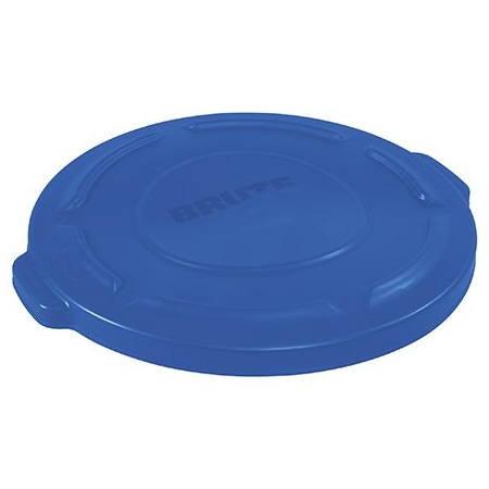 Rubbermaid Rubbermaid Brute Flat Trash Can Lid - 20 Gallon, Blue BUY00029405